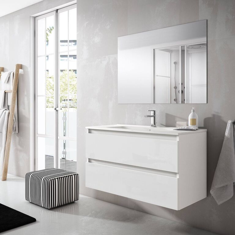 5155214 Mobile bagno bianco 100cm 