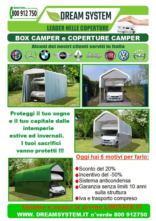 5334580 PROMO:BOX CAMPER-COPERTURE